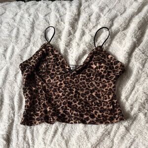Stylish Leopard Print Camisole tank top